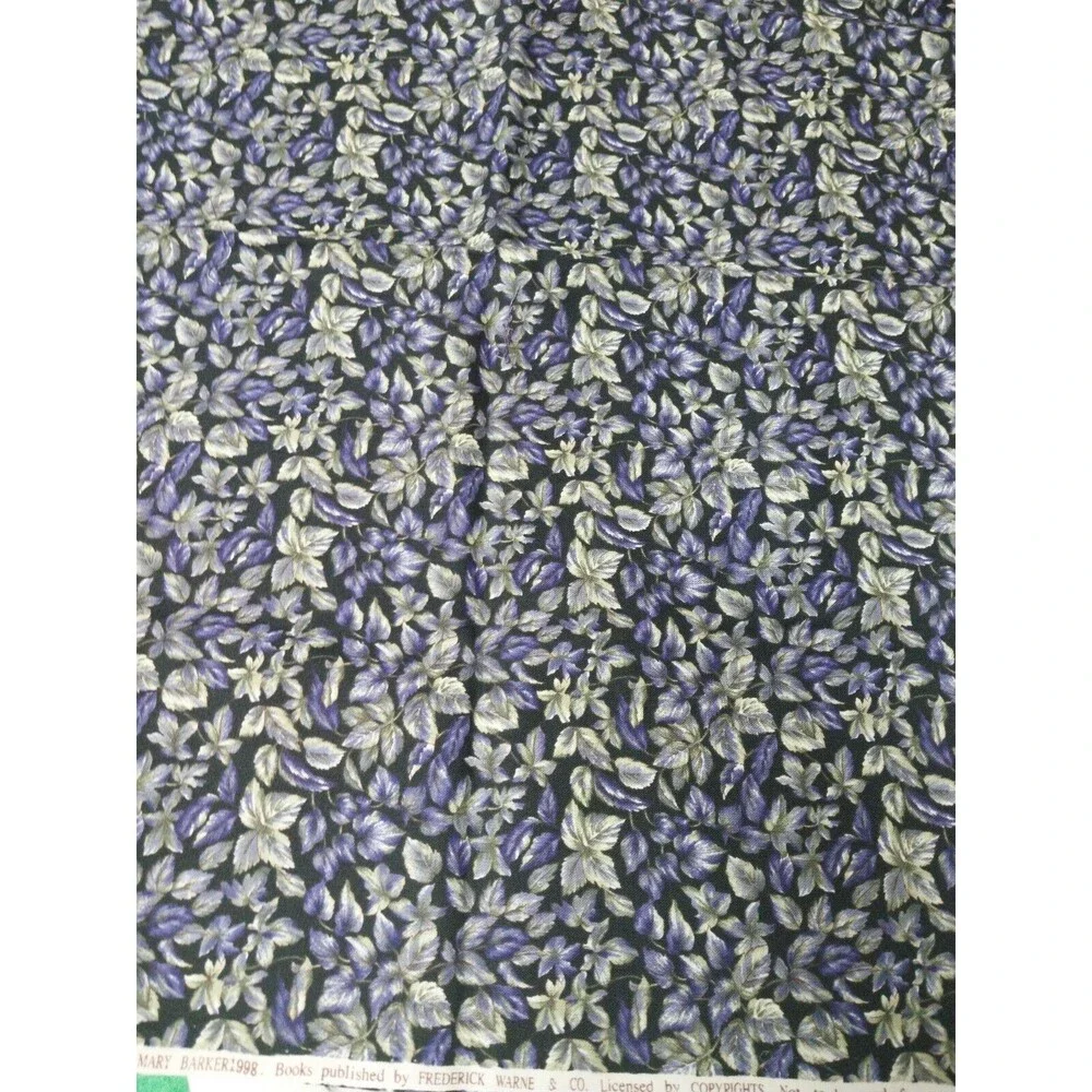 1/2 Yard Cotton Fabric Flower Fairies by Rose& Hubble Estate of Cicely Baker
